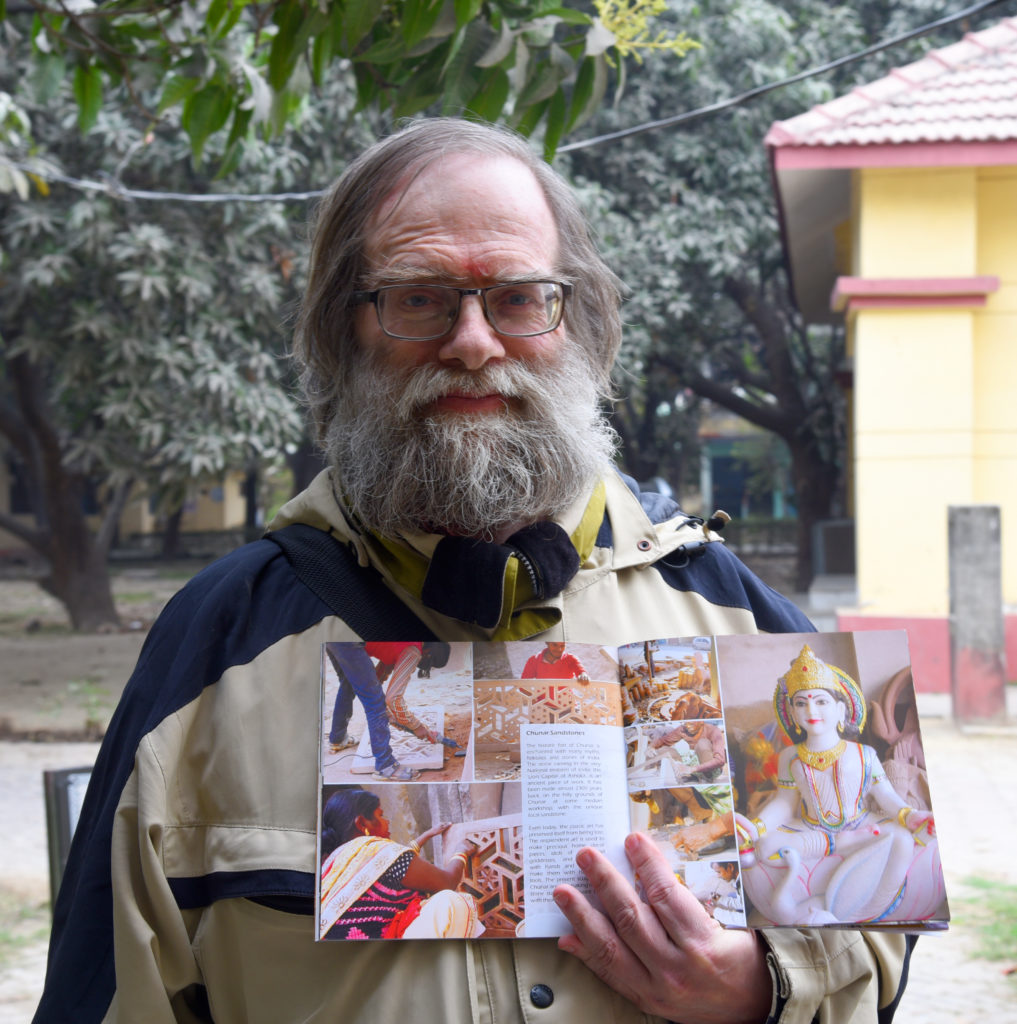 Koenraad Elst with Crafts of Varanasi Book