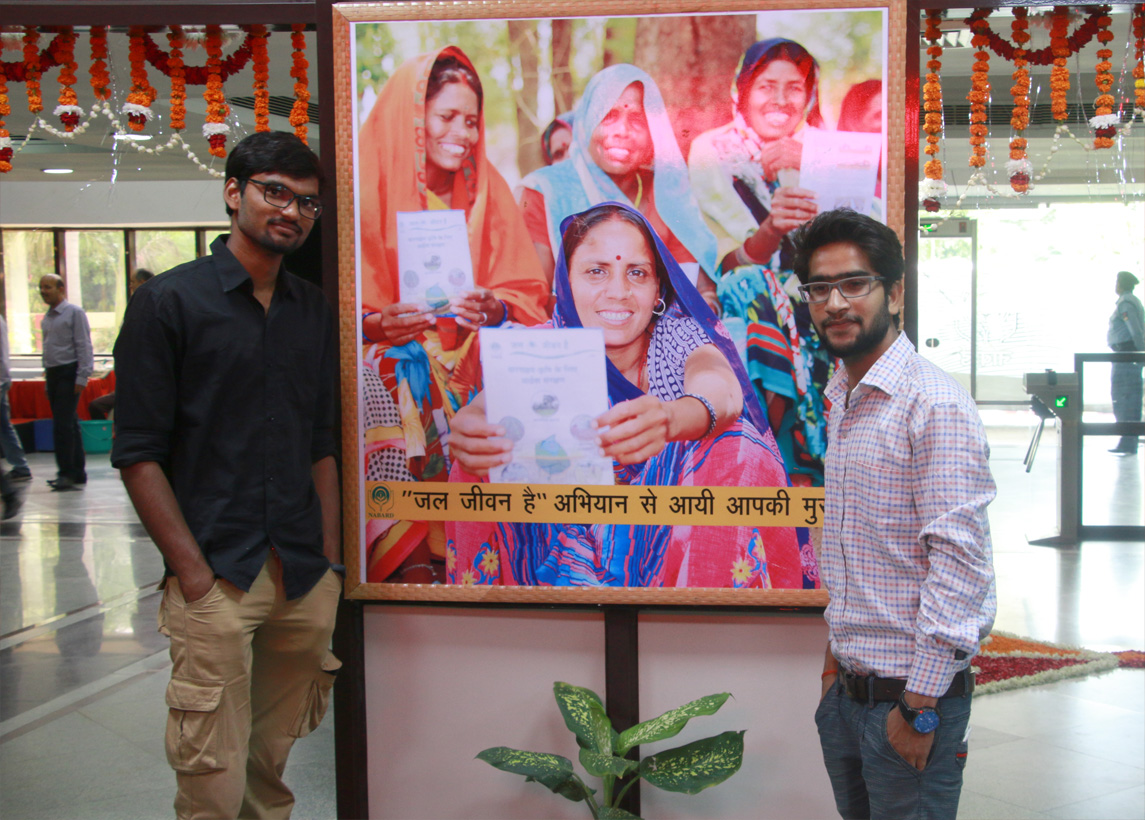 Kuber ad Shivam at NABARD Office