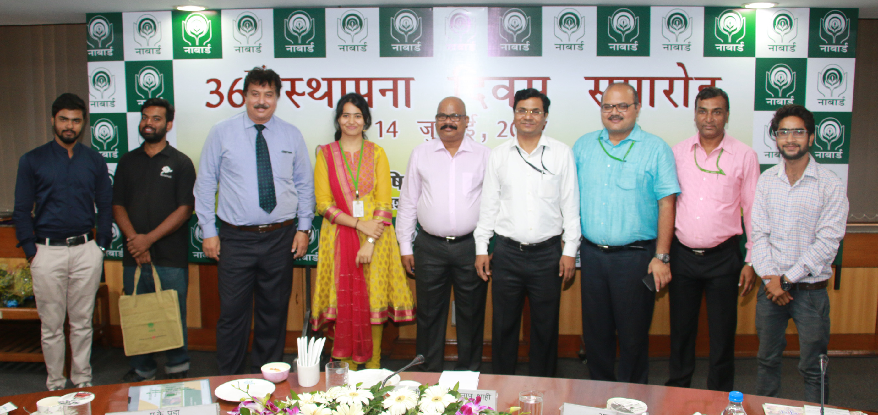Team Rosehub with NABARD Lucknow Officals